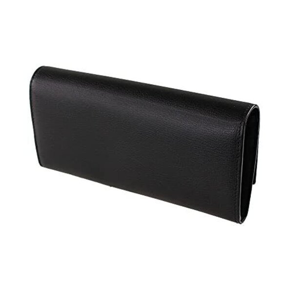 NWT Jimmy Choo JC CONTINENTAL CALFSKIN MARTINA CONTINENTAL WALLET IN BLA… - Picture 4 of 5